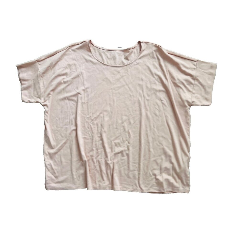 Eileen Fisher Sleepwear Organic Cotton Tee Powder ( 3X )